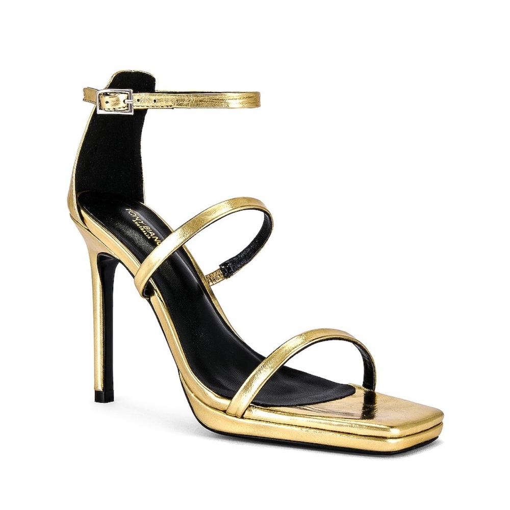 Tony Bianco Forza Sandal in Gold Foil